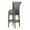 Reclaimed Oak w/ Vegan Leather, variant on Maven Lane 31" Pullman Bar Height Bar Stool- Handcrafted Swivel Bar Stool with Reclaimed Oak Finish and Ronan Stone Vegan Leather - Bring Seamless Style and Comfort to Kitchen Islands, Dining Spaces