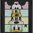 thumbnail image 2 of Men's Mickey & Friends Distressed Group Cropped Portraits Sweatshirt Black Small, 2 of 4
