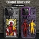 thumbnail image 2 of Marvel Deadpool y Wolverine funda de teléfono plateada colorida para Apple iPhone 16 15 pro Max 14 13 pro 12 11 14plus cubierta mate, 2 of 5