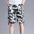 thumbnail image 2 of Pantalones cortos cargo para hombre, holgados, anchos, con botones, para hombre, con múltiples bolsillos, nuevos, de algodón, ropa pesada, pantalones cortos, cómodos, Y2k, 2 of 5