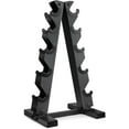 thumbnail image 3 of Set de mancuernas CAP Barbell de 100 lb de neopreno con rack, 3 of 4