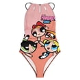 thumbnail image 3 of The Powerpuff Girls Women's One-piece Swimsuit Bathing Suits High Neck Tummy Control Swimwear Swim Suit M, 3 of 7