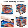 thumbnail image 4 of Mind Car Foldable Organizer Bins with Handle, 10.8"x10.5"x10.6", Large Capacity Storage Bin Toy Box, 4 of 6