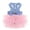 Blue, variant on Dog Dress, Fashion Puppy Tutu Princess Dresses for Small Dogs Girl, Sweet Skirt with Bowknot, Spring Dog Cat Clothes Pet Apparel (Blue, M)