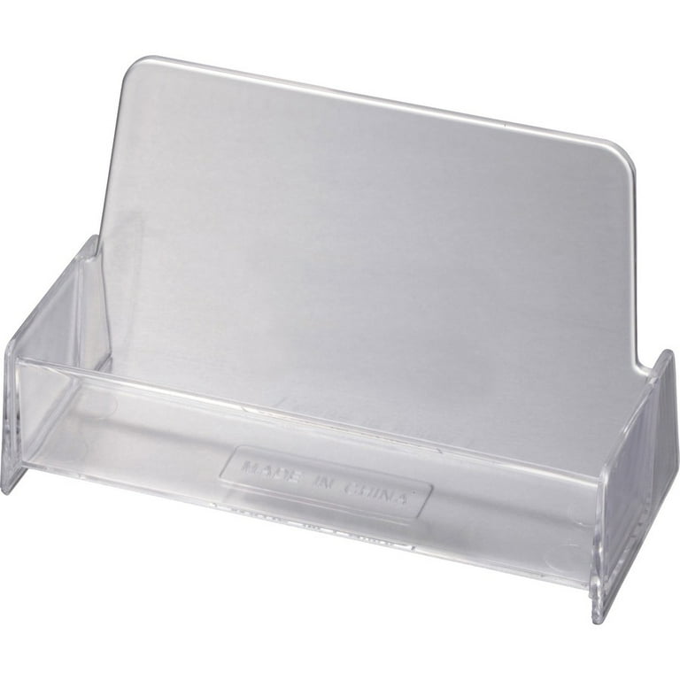 Officemate Business Card Holder, Holds Up to 50 Cards, Clear (97832) - 1.9 Officemate Business Card Holder, Holds Up to 50 Cards, Clear (97832) - 1.9