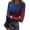 Blue_#09, variant on Sewkxo Womens Shirts Trendy 250th Anniversary American Patriotic 4th Of July Crewneck Pullover Top Spring Summer Baggy Casual Long Sleeve Tee,White XL