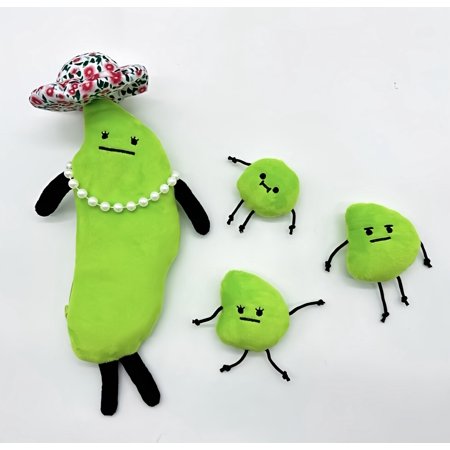 Secret Staycation Game Anime Plush Doll Cartoon Toy Fluffy Stuffed Dolls, Secret Staycation Edamame Family Plush Toys Games Action Figures Merch Halloween Christmas Birthday Collectible Best Gifts