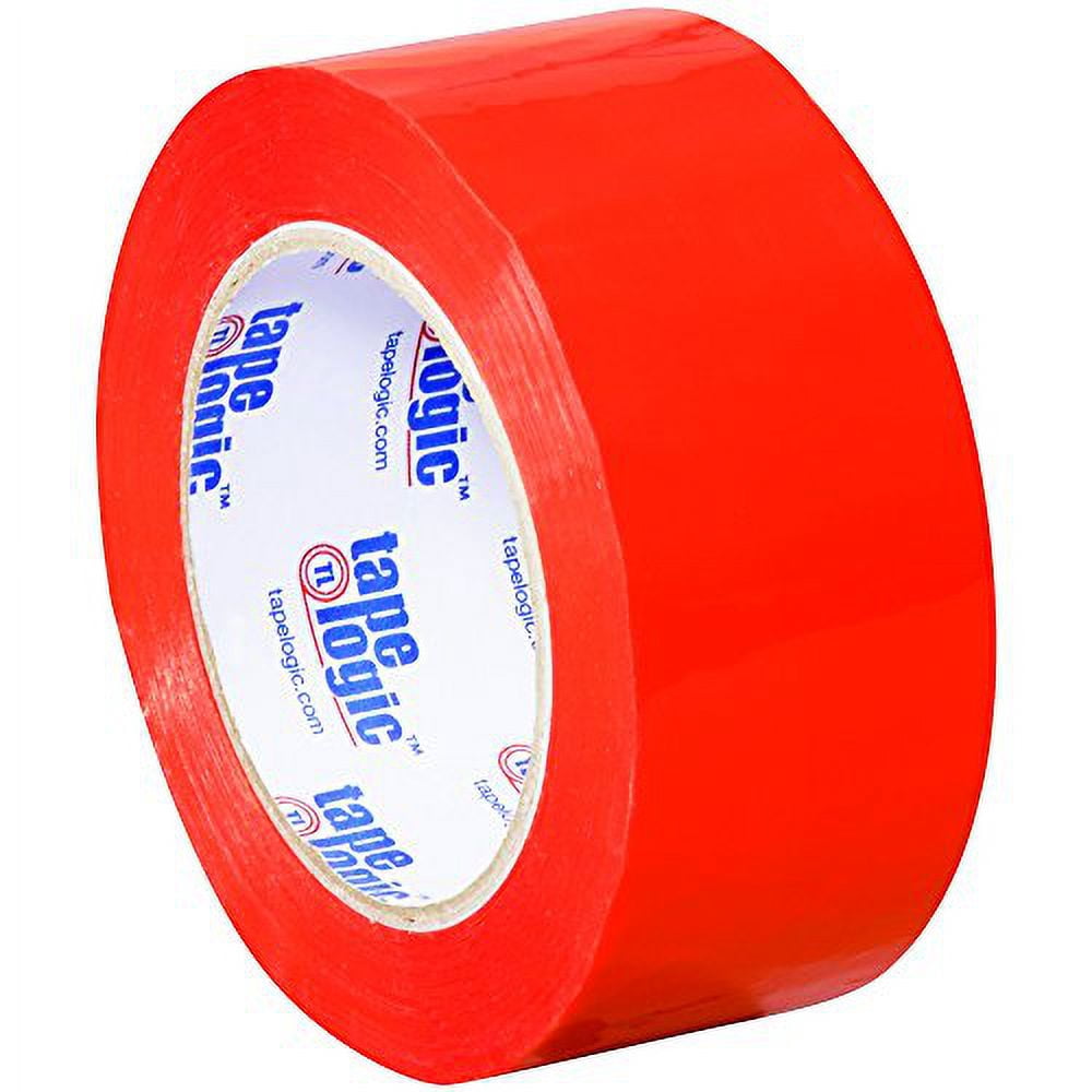 Tape Logic Orange Carton Sealing Tape 2" X 110 Yard (6 Pack)