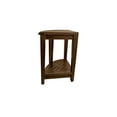 thumbnail image 3 of Oasis FULLY ASSEMBLED Teak Corner Shower Bench With Shelf- Shower Sitting, Storage, Saving Foot Rest, 3 of 5