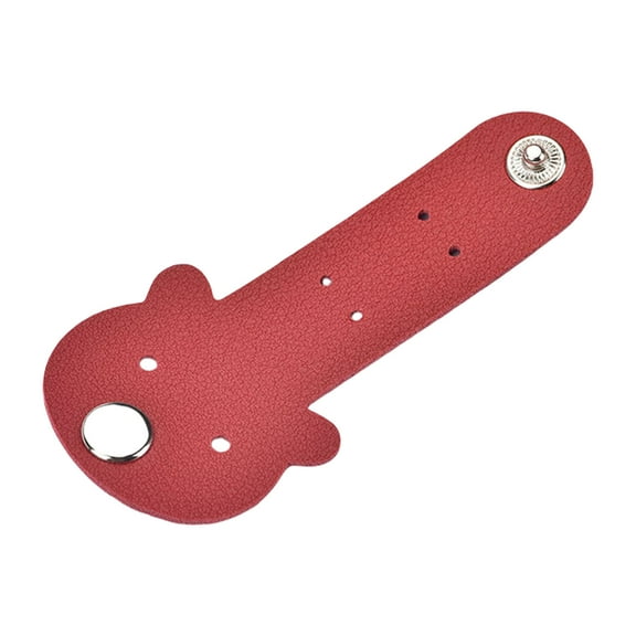 Portable Bear Pattern PU Cord Wrangling Buckle Wire Organizing Clips For Travelers With Electronics Multiple Color