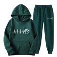 thumbnail image 1 of Puntoco, moda para mujer, abrigo informal deportivo con estampado, pantalones largos, suéter con capucha, tops, conjunto de pantalones, conjunto con capucha de manga larga, liquidación Puntoco Puntoco-3219, 1 of 2