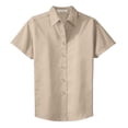 thumbnail image 3 of Port Authority - Ladies Short Sleeve Easy Care Shirt. - Stone - XL, 3 of 4