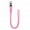 Pink, variant on Portable Braided Lanyard for Outdoor Activities Heavy Duty Paracords Lanyard with Buckle Strong Hanging Rope for Keychain Necklace ID Card Badge Holder Whistles Strap -Red
