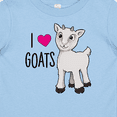 thumbnail image 4 of Inktastic I Love Goats- cute goat Boys or Girls Baby T-Shirt, 4 of 5