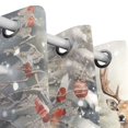 thumbnail image 3 of Christmas Trees Deer Snow Gifts Lambs Curtains Black Out 63 Inch Length Curtains for Sliding Glass Doors Bedroom Living Room 2 Panels Set, 3 of 5