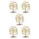thumbnail image 1 of Injueey Cristales Árbol del dinero Regalo único y reflexivo para los seres queridos Cristales curativos Piedras Árbol olivino Type2 NO2, 1 of 6
