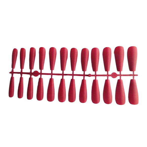 Uñas postizas mate Vogacara Vino rojo TJP1170-Y3-B1