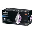 thumbnail image 2 of Plancha de Vapor Braun TexStyle 3 Morado con Suela FreeGlide 3D y Autolimpieza, 2 of 5