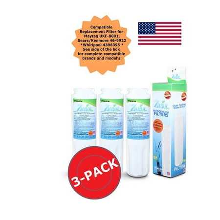 

Zuma Filters™ Brand Refrigerator Water and Ice Filter compatible with Maytag® 101412-C (3 Pack) OPFM2-RF300
