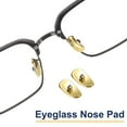 thumbnail image 5 of Eyeglass Nose Pad Thickness Anti-Slip Glasses Nose Grips for Plastic Frames Gold, 5 of 7
