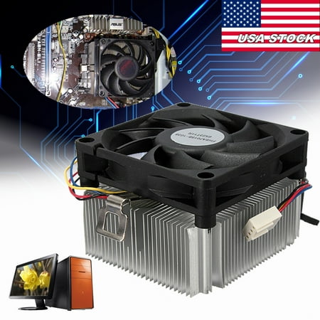 NEW CPU Cooler Cooling Fan & Heatsink For AMD Socket AM2 AM3 1A02C3W00 up to (Best Cpu Fan For Am3)