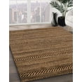 thumbnail image 3 of Ahgly Company Machine Washable Indoor Rectangle Abstract Red Brown Area Rugs, 5' x 8', 3 of 7