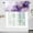 Style-2, variant on Purple Gloden Marble Window Valances Modern Aesthetic Abstract Marble Valance Rod Pocket Window Curtain for Kitchen or Bathroom 54x18inch(1Pcs)