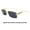 Gold Frame Black and Grey Lens, variant on New Frameless Square-Colored Sunglasses for Men and Women, Anti-Sun, Slimming, Personalized, Fashionable and Trendy