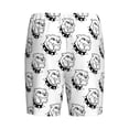 thumbnail image 2 of Lsque Cool Dog Mens Sleep Pajama Shorts,Short Pajama Pants, Cotton Ultra-Soft Knit-Large, 2 of 9