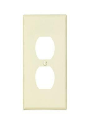 10 Cooper Ivory 1G UNBREAKABLE Thermoplastic Receptacle Wallplate Covers 5132V 