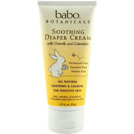 Babo Botanicals Soothing Diaper Cream, 3 oz