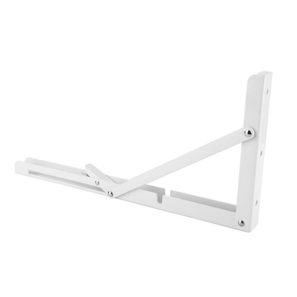 Corner Triangle Brace,Iron Wall Mounted Folding L Shape Bracket Wall