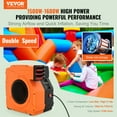 thumbnail image 2 of VEVOR Inflatable Blower, 1500W, 2 & 2.1 HP Bounce House Blower, Pump Commercial Air Blower for Inflatables, 3100 RPM Bouncy Castle Electric Fan Perfect, 2 of 9