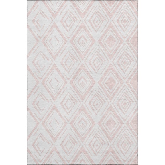 Dalyn Rugs Premium Machine Washable Mayfield AMF737 Pink 5' x 7'6" Rug