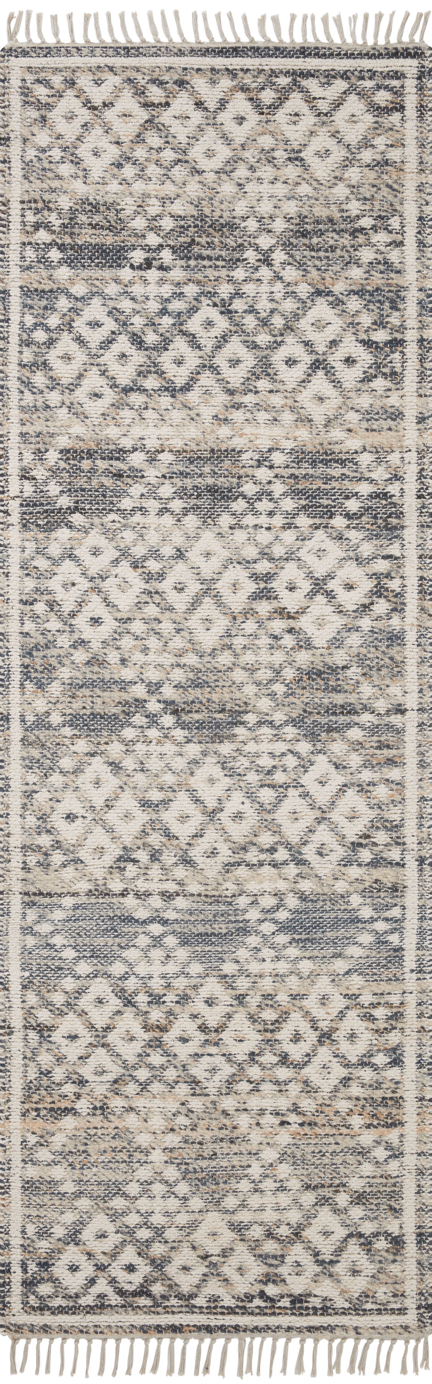 Angela Rose x Loloi Rivers Denim / Ivory 8'-6" x 11'-6" Area Rug