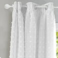 thumbnail image 2 of DriftAway Lily White Voile Sheer & Blackout Curtain Liner Single Panel Off-White 52" W x 84" L, 2 of 6