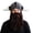 Black, variant on Knit Hat with Horns and Detachable Beard Funny Handmade Crochet Beanie for Festival Costume