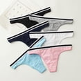 thumbnail image 3 of Baywell 3 Pieces Thongs for Women, Seamless Thongs for Women, Thong Underwear for Women, No Show Thongs for Women, 3 of 4