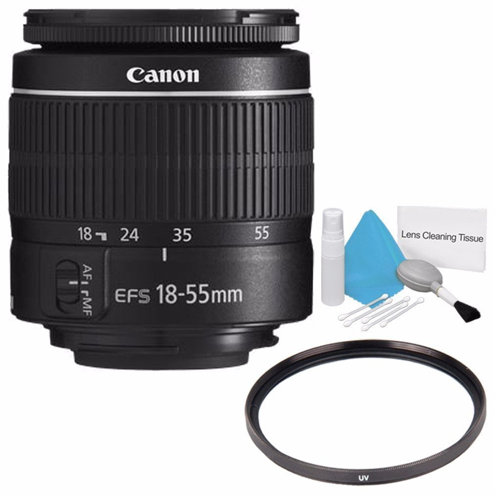 Canon EF-S 18-55mm f/3.5-5.6 III Lens (International Model no Warranty