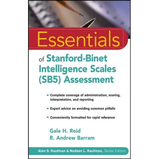 Essentials of Stanford-Binet Échelles d'Intelligence (SB5) Évaluation, Gale H. Roid, R. Andrew Barram Livre de Poche
