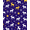 Blue, Pattern 8, variant on ODIKA 4'x6' Machine Washable Non-Slip Area Rug, Festive Winter Holiday Elegant Rustic Nordic Snowflake High Traffic Rug, Purple, 621735