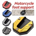 thumbnail image 4 of Bgsha Moto Kickstand Rallonge Pied Support Plaque Anti-Dérapant Agrandi Base, 4 of 4