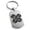 Silver, variant on Stainless Steel Aso Samurai Crest Engraved Dog Tag Keychain Keyring