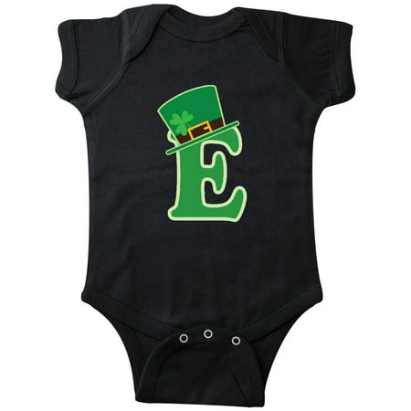 

Inktastic Irish St Patricks Day Letter E Monogram Gift Baby Boy or Baby Girl Bodysuit