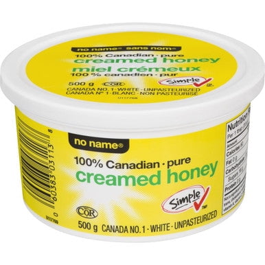 NO NAME Pure Creamed Honey 500g//17.6 oz