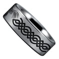 thumbnail image 2 of Tungsten Celtic Raven Ring, 2 of 7