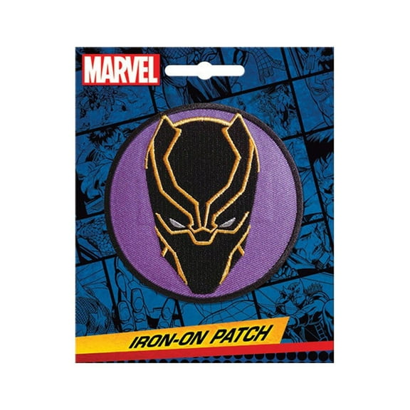 Black Panther Full Color Iron-On Patch