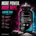 thumbnail image 6 of Vitamatic Micronized Creatine Monohydrate 3000 mg Per Serving – 250 Capsules – High Purity Creatine for Daily Performance Support – Non-GMO, Gluten-Free, Made in USA, 6 of 10