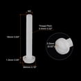 thumbnail image 2 of Unique Bargains Nylon Machine Screws, M2x16mm Slotted Pan Head Fasteners Bolts, White 50Pack, 2 of 4