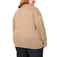 thumbnail image 4 of Mondetta Ladies' Collared Fleece Pullover Top (US, Alpha, X-Large, Regular, Regular, Tan), 4 of 5